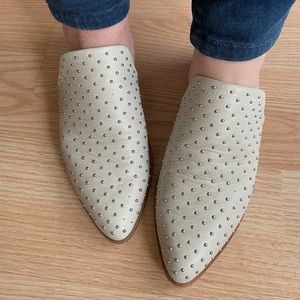 Vince Camuto Studded Slip On Mules